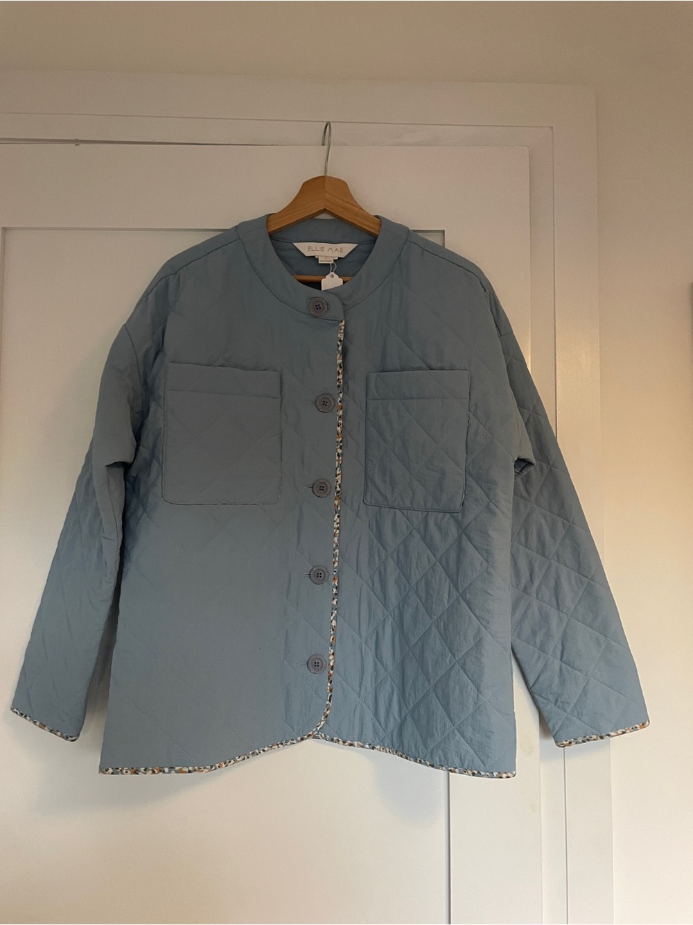 Ellie Mae Quilted Button Front Jacket